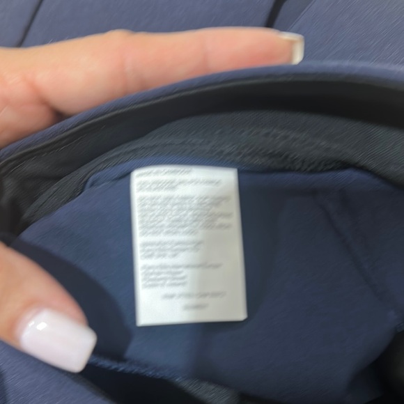 Women's Navy Golf Pants - Picture 3 of 6